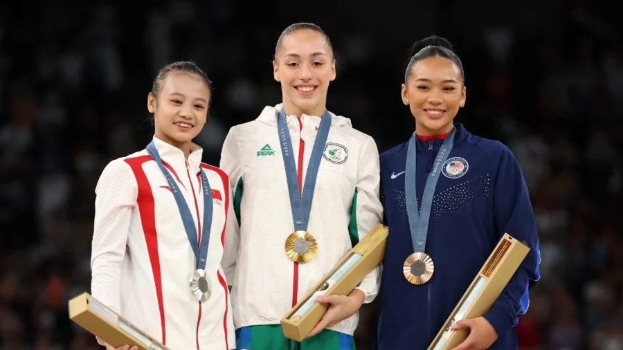 Algeria’s Kaylia Nemour Wins Gold on Uneven Bars, American Sunisa Lee Takes Bronze