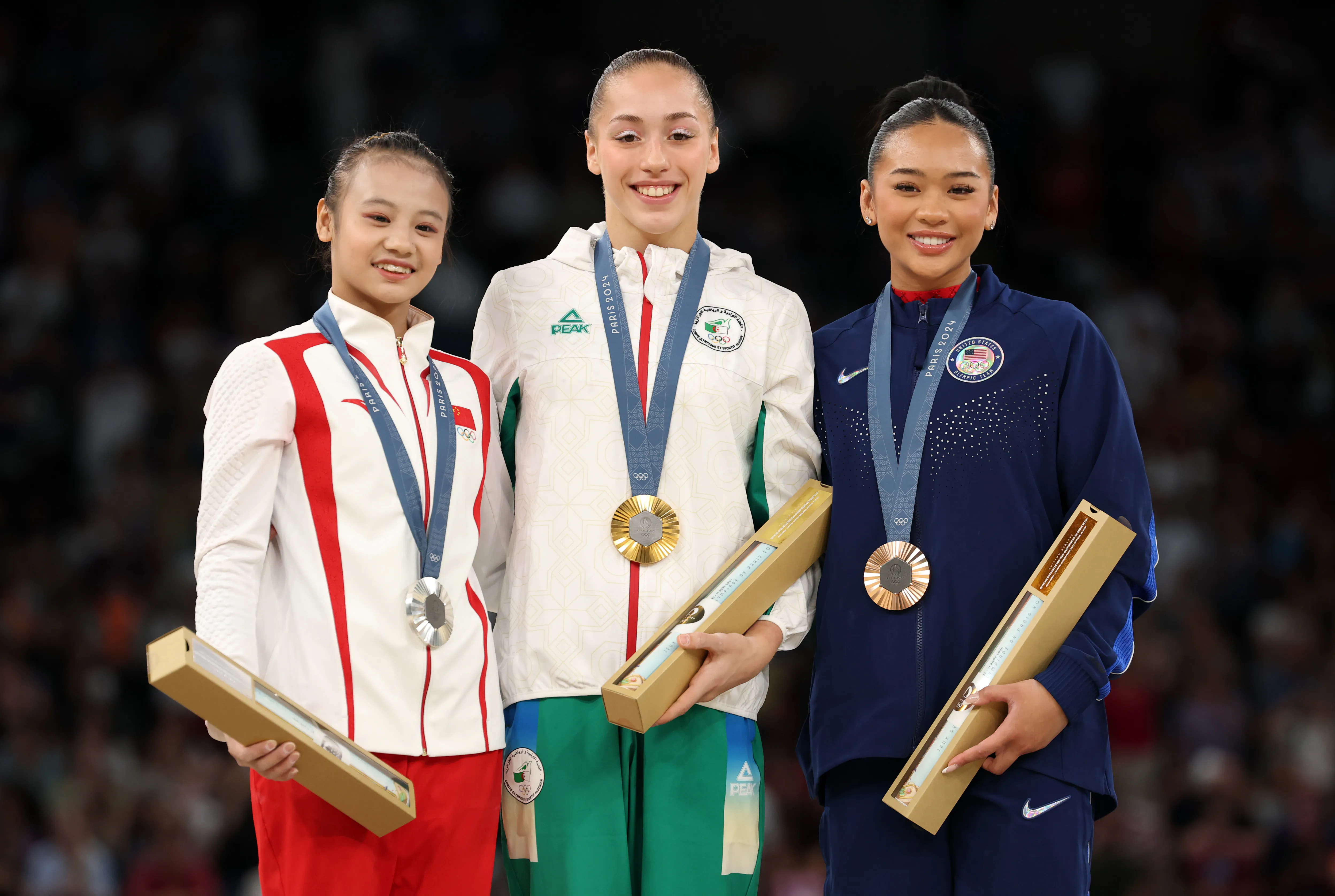 Algeria’s Kaylia Nemour Wins Gold on Uneven Bars, American Sunisa Lee Takes Bronze