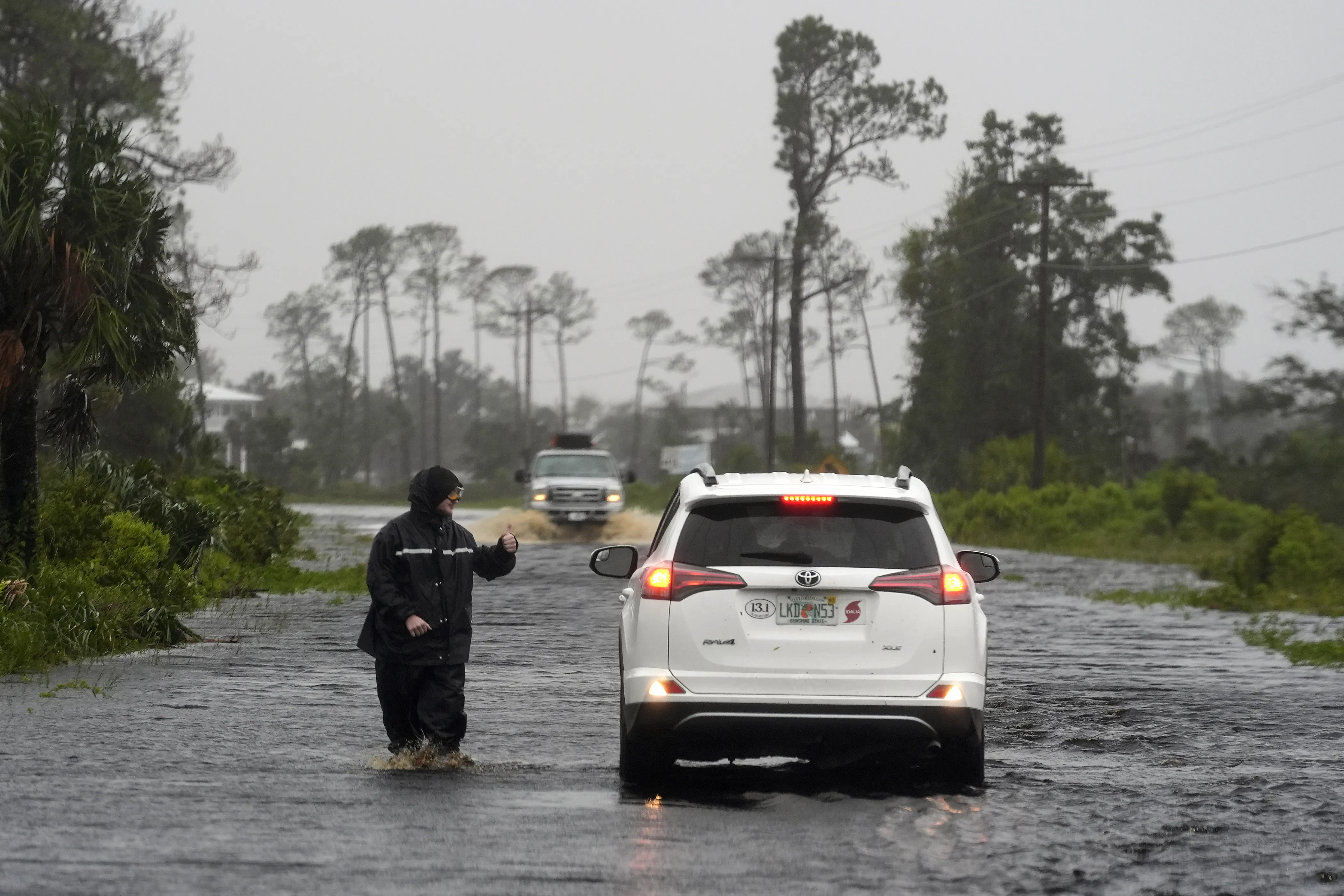 View of Florida After Hurricane Debby Touched Down