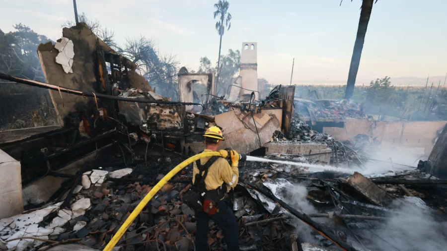 Fast-Moving San Bernardino Wildfire Torches Hillside Community, Forcing Evacuations