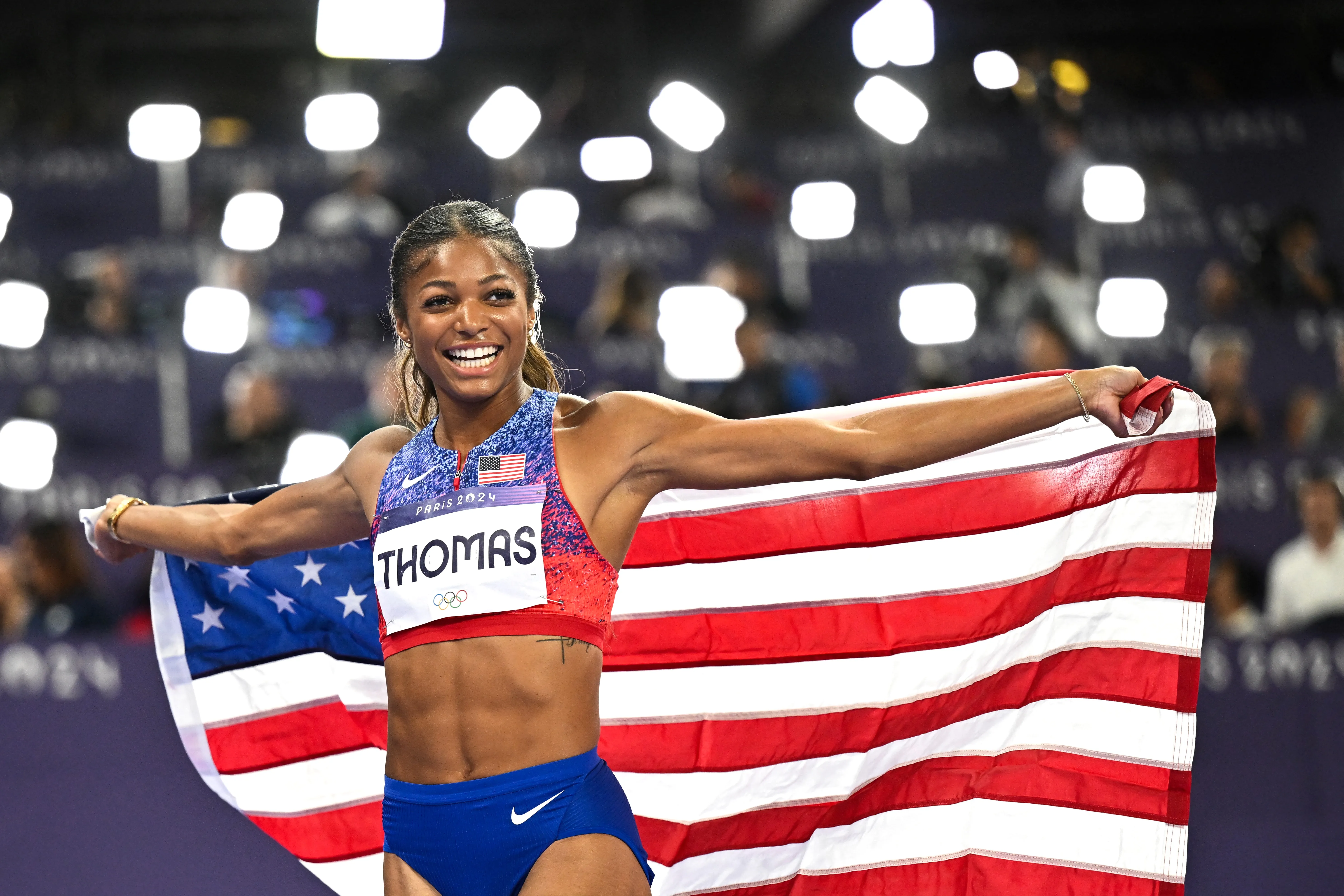 Paris Olympics Day 11: Gabby Thomas Wins Women’s 200-Meter Gold; Hocker Stuns Favorites to Win 1,500-Meters