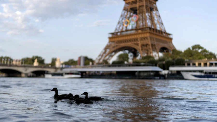 Olympic Marathon Swim Test Run Is Canceled Over Water Quality Concerns for Seine River