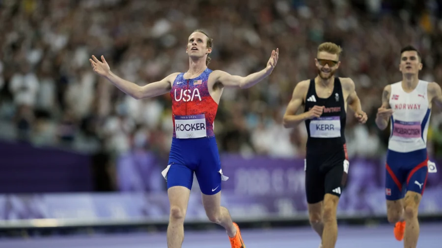 American Cole Hocker Pulls Olympic Shocker in Men’s 1,500, Leaving Kerr and Ingebrigtsen Behind