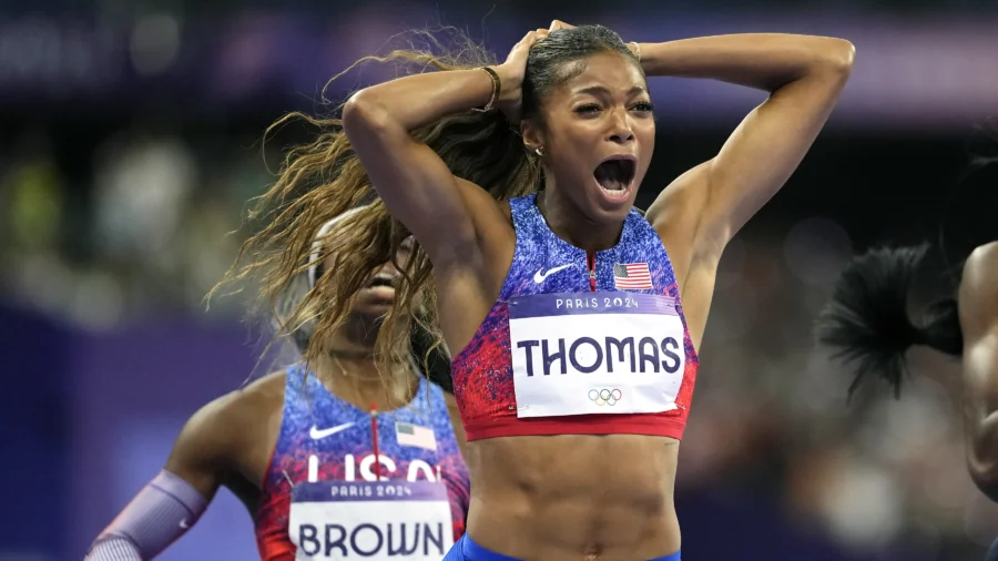 Harvard Graduate Gabby Thomas Sprints to 200-Meter Gold Medal for US by Big Margin