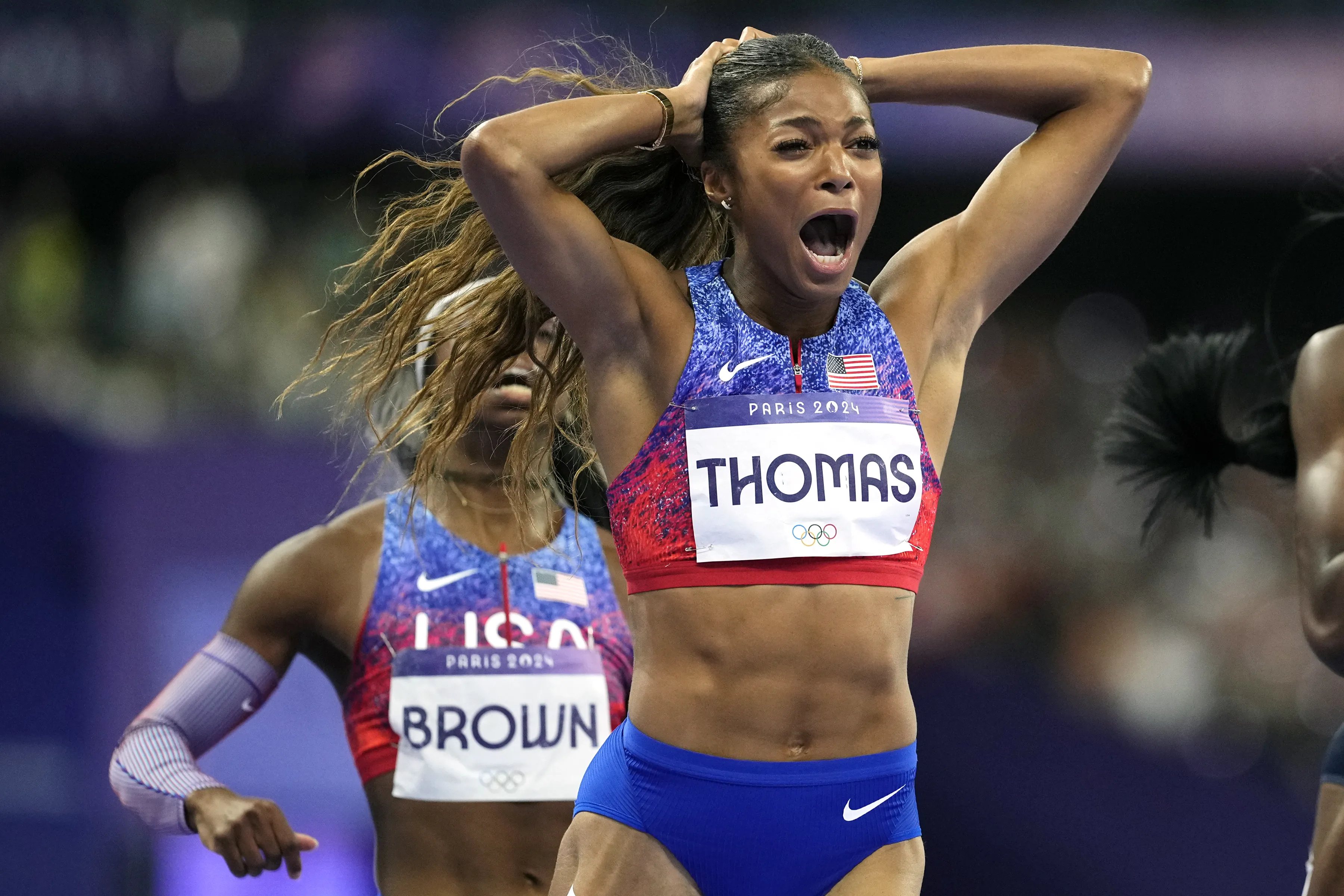 Harvard Graduate Gabby Thomas Sprints to 200-Meter Gold Medal for US by Big Margin