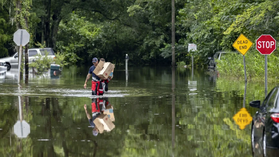 Tropical Storm Debby Drenches Southeast With Rain, High Water as It Drifts Along Atlantic Coast