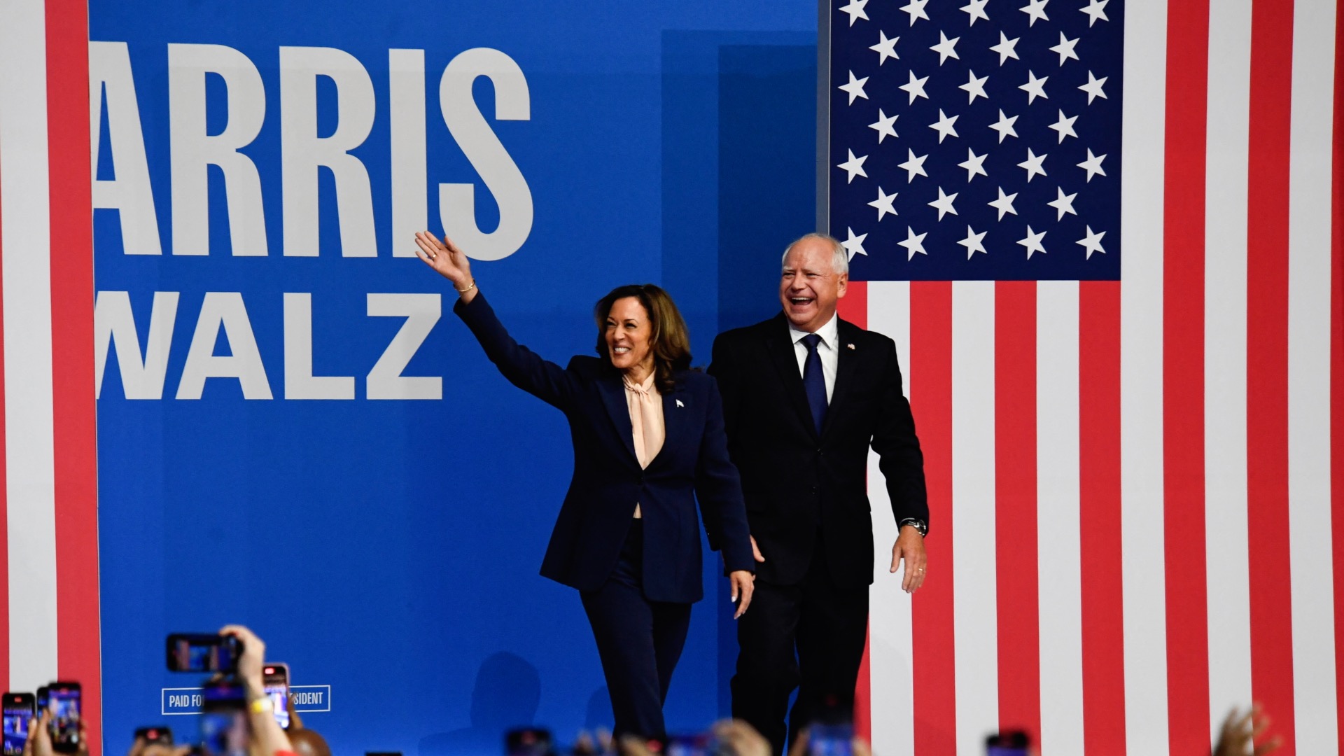 LIVE NOW Harris, Walz Campaign in Eau Claire, Wisconsin NTD