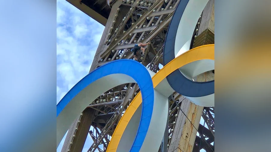 Police Arrest Man Climbing Eiffel Tower, Prompting Evacuation Hours Before Closing Ceremony