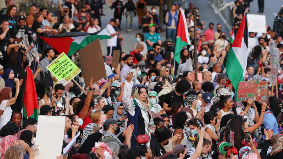 Pro-Palestinian Demonstrators Disrupt Democratic Rally in NYC