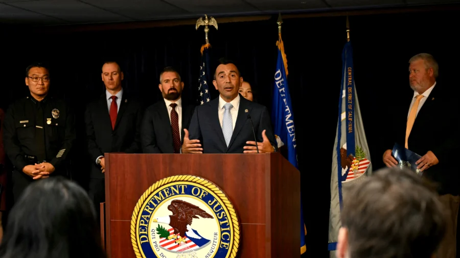US Attorney for Los Angeles Holds News Conference