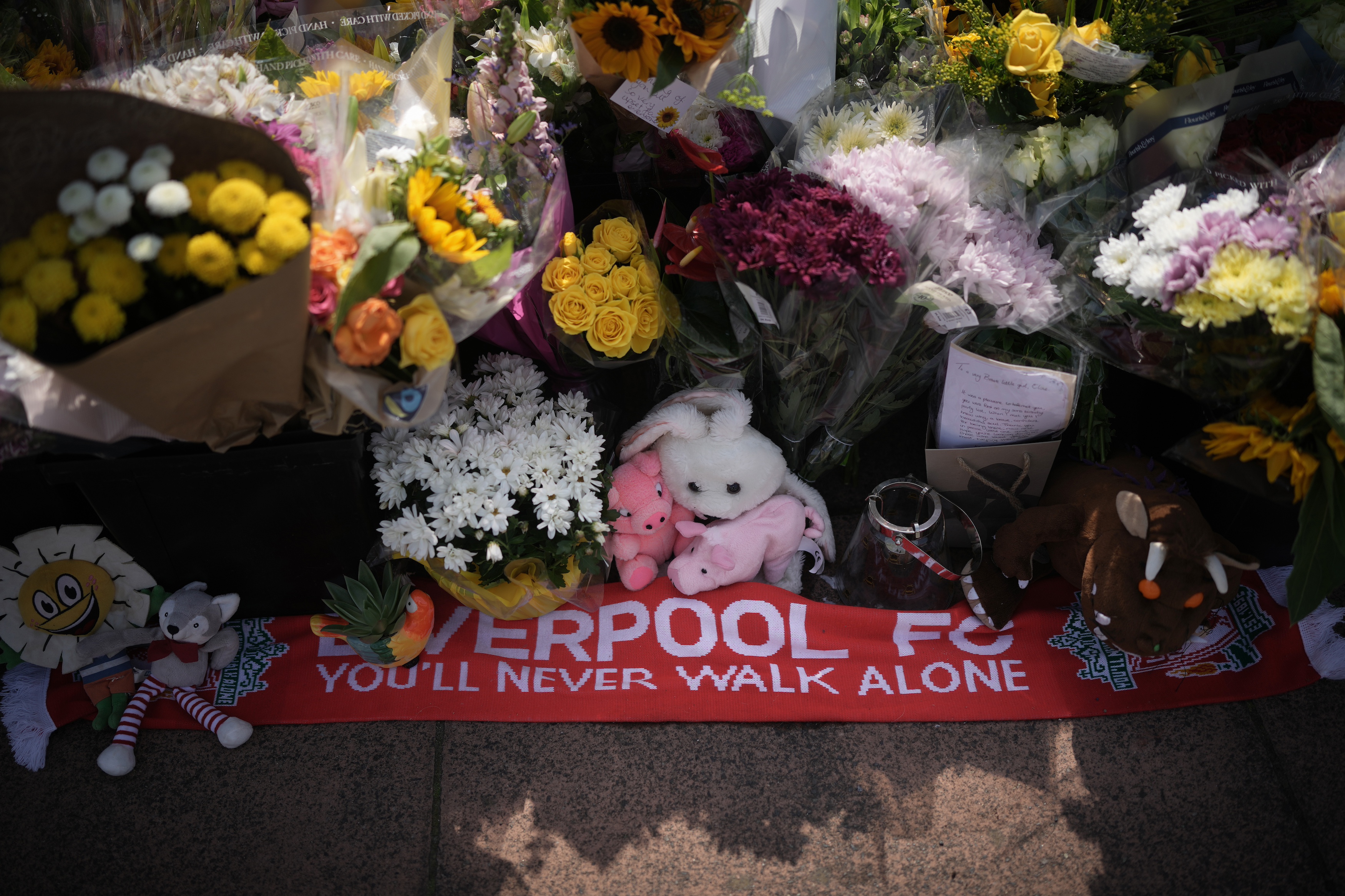 Private funeral mourns 6-year-old girl killed during dance lesson in northwest England