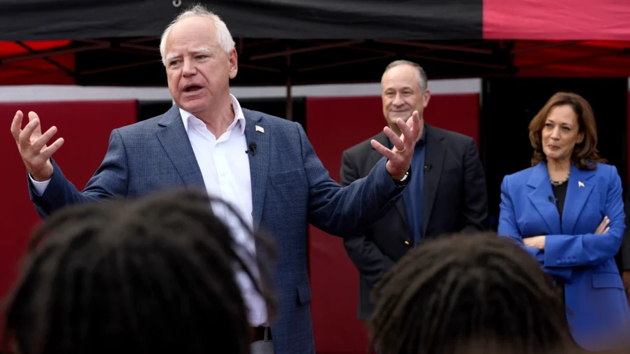 Harris and Walz Make Small-Town Stops and Campaign Phone Calls on Pennsylvania Bus Tour Before DNC