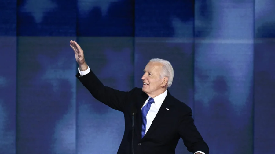 Biden Passes Torch to Harris on DNC’s Opening Night