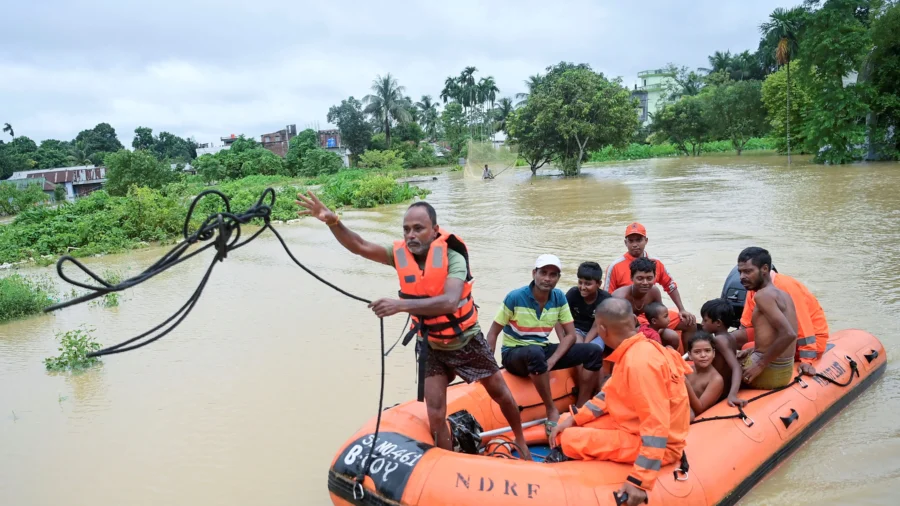 Floods Maroon Many People in Bangladesh and India and Cause at Least 15 Deaths