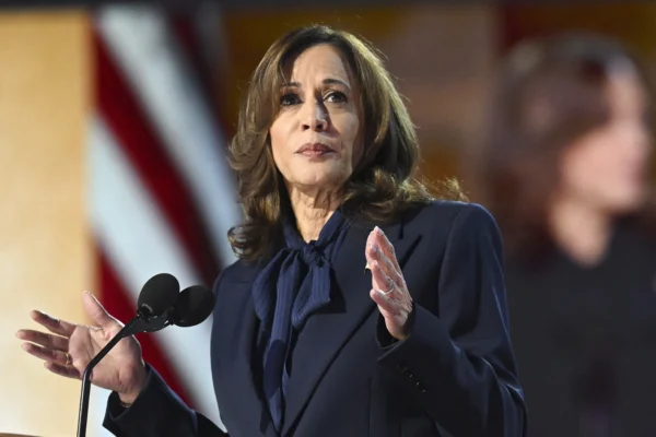 Harris Mentions China Once in Acceptance Speech