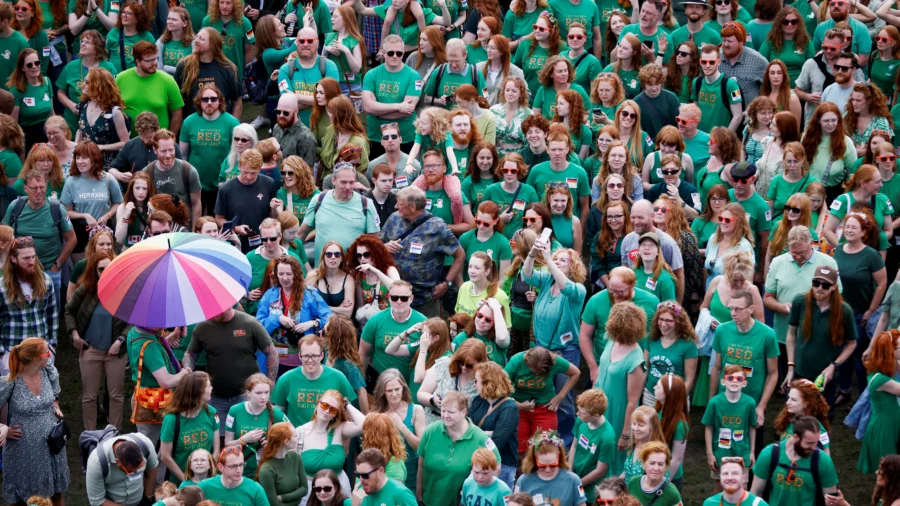 Redheads Gather to Light Up Unique Dutch Festival