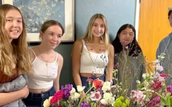 Teen Bridges Generations With Flowers for Seniors