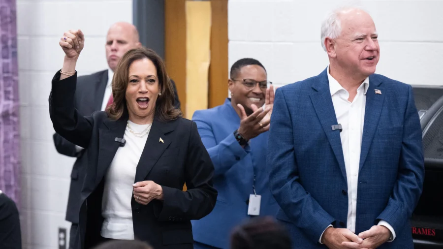 Harris and Walz Eye Georgia With Bus Tour and Rally