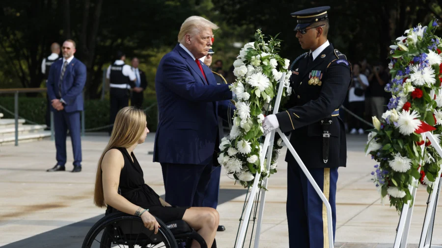 Trump Responds to Reports of Confrontation at Arlington National Cemetery