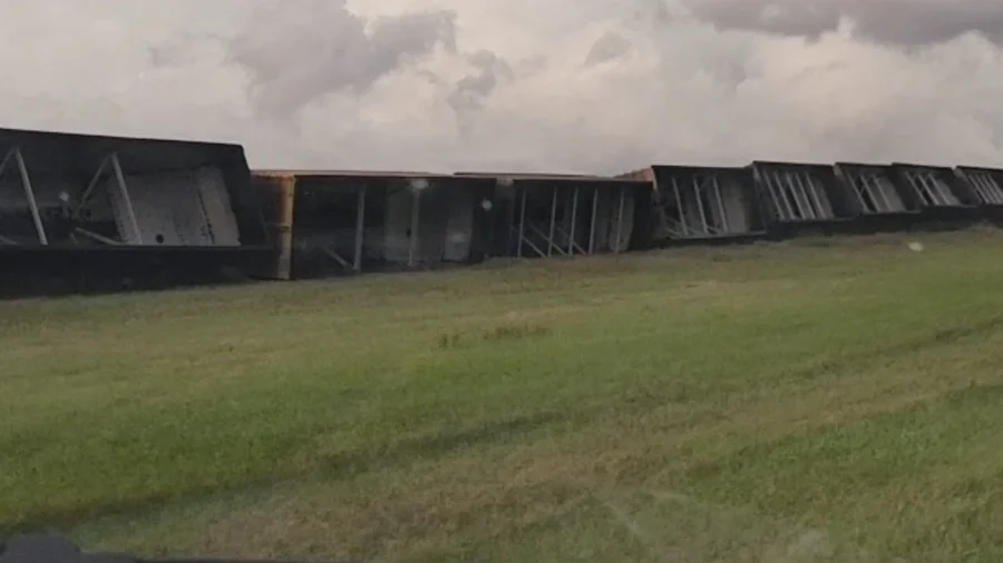 High Winds, Possibly From Tornado, Derail 43 Train Cars in North Dakota