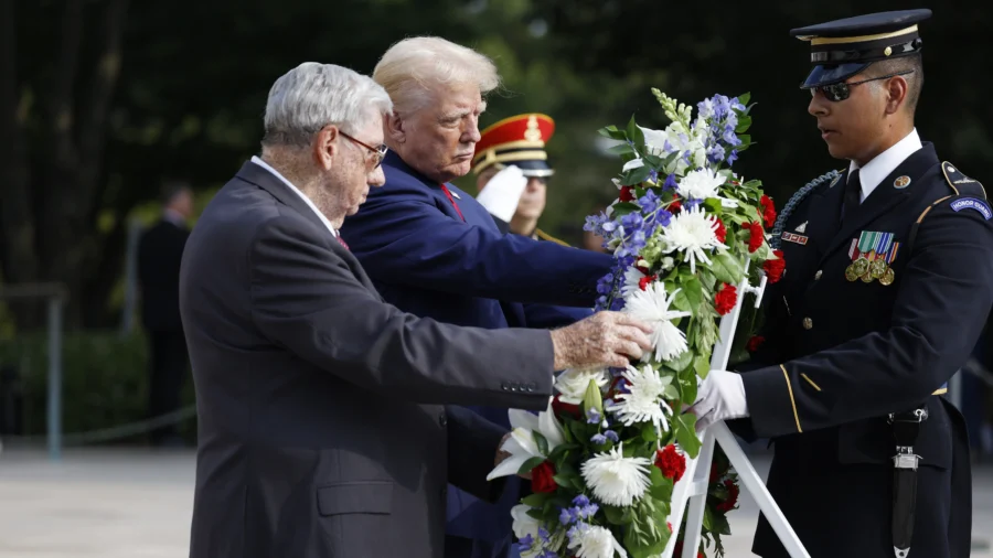 Families of Fallen Soldiers Defend Trump After Arlington Cemetery Visit Fallout