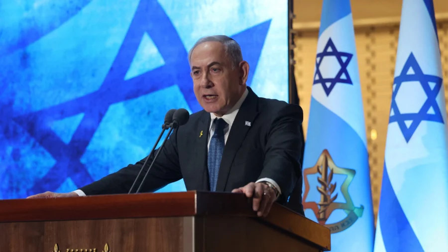 Netanyahu Delivers Press Conference Regarding Hostage Deal