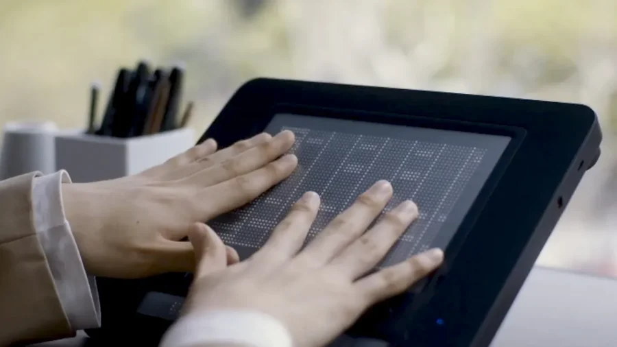 Korean Company Offers Technology Improvements to Help Blind People Understand Maps, Charts