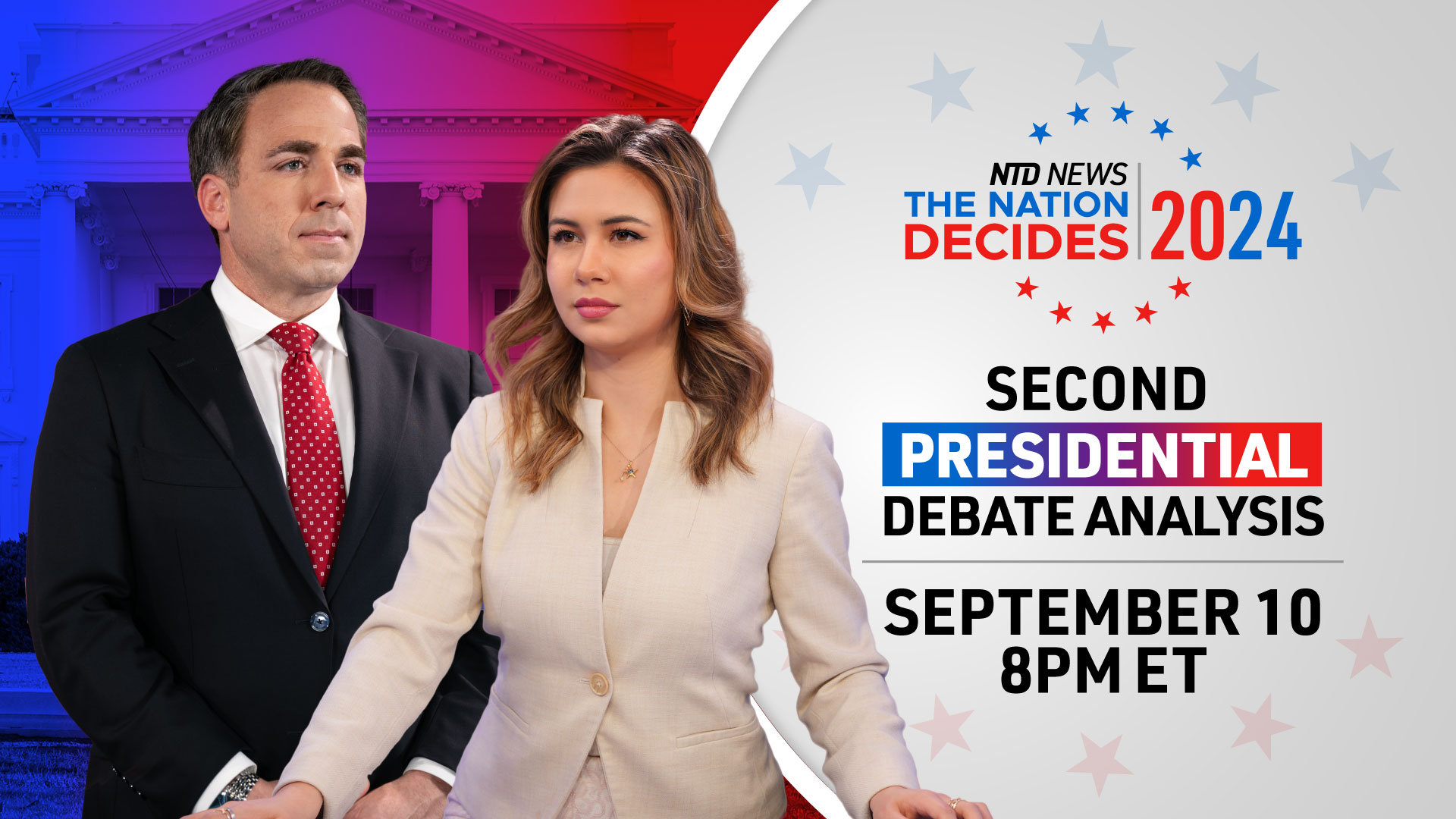 LIVE Sep. 10, 8 PM ET The Nation Decides 2024 Second Presidential