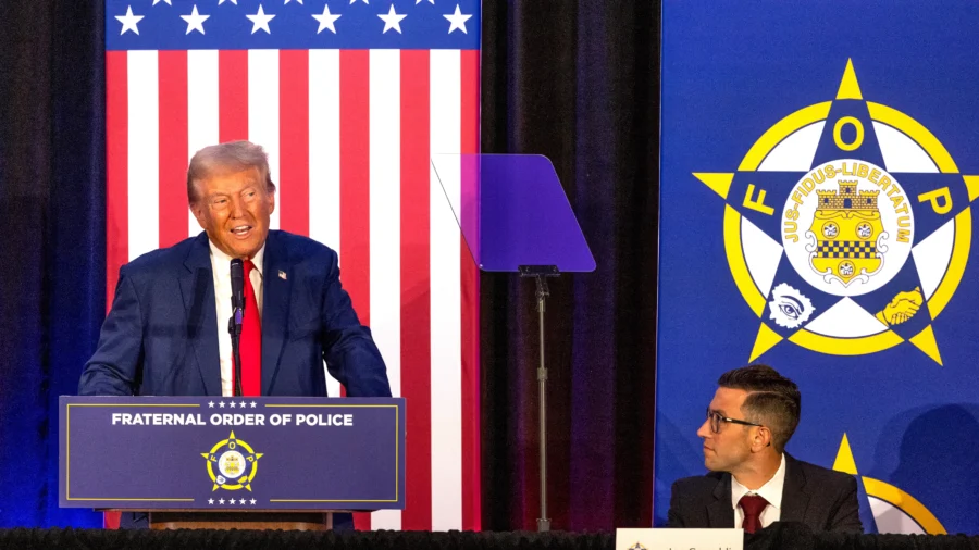 ‘We Will Never Defund the Police,’ Trump Tells Nation’s Largest Police Union