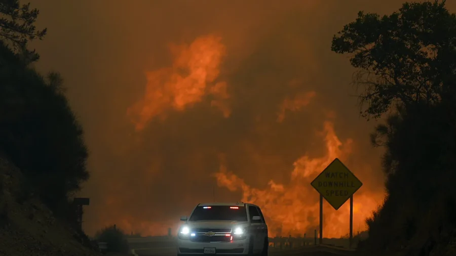 Wildfire East of LA Threatens Tens of Thousands of Homes and Forces Evacuations