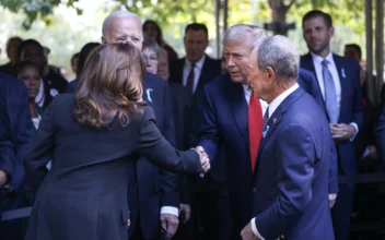 Video: Harris, Trump Shake Hands at 9/11 Ground Zero Ceremony