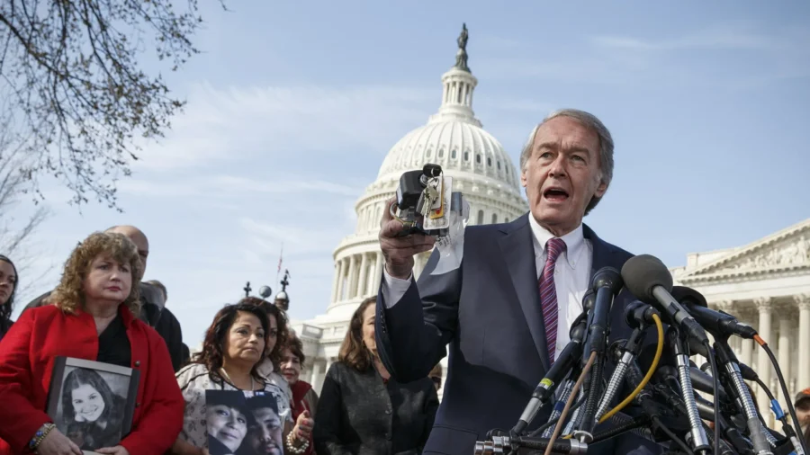 Sen. Markey, Others Hold Press Availability on Health Care