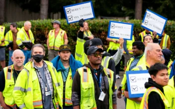 Boeing Union Workers Picket After Vote to Strike