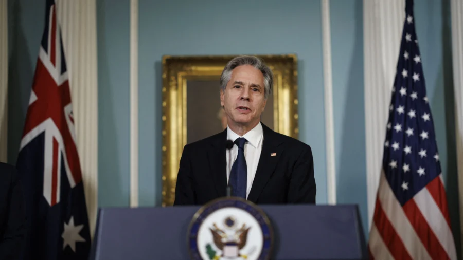 Blinken Delivers Remarks to Press