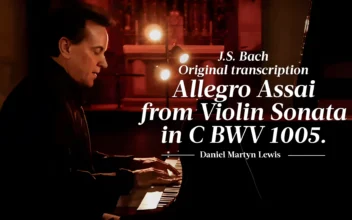 Bach: Allegro Assai from Violin Sonata in C, BWV 1005 | Daniel Martyn Lewis