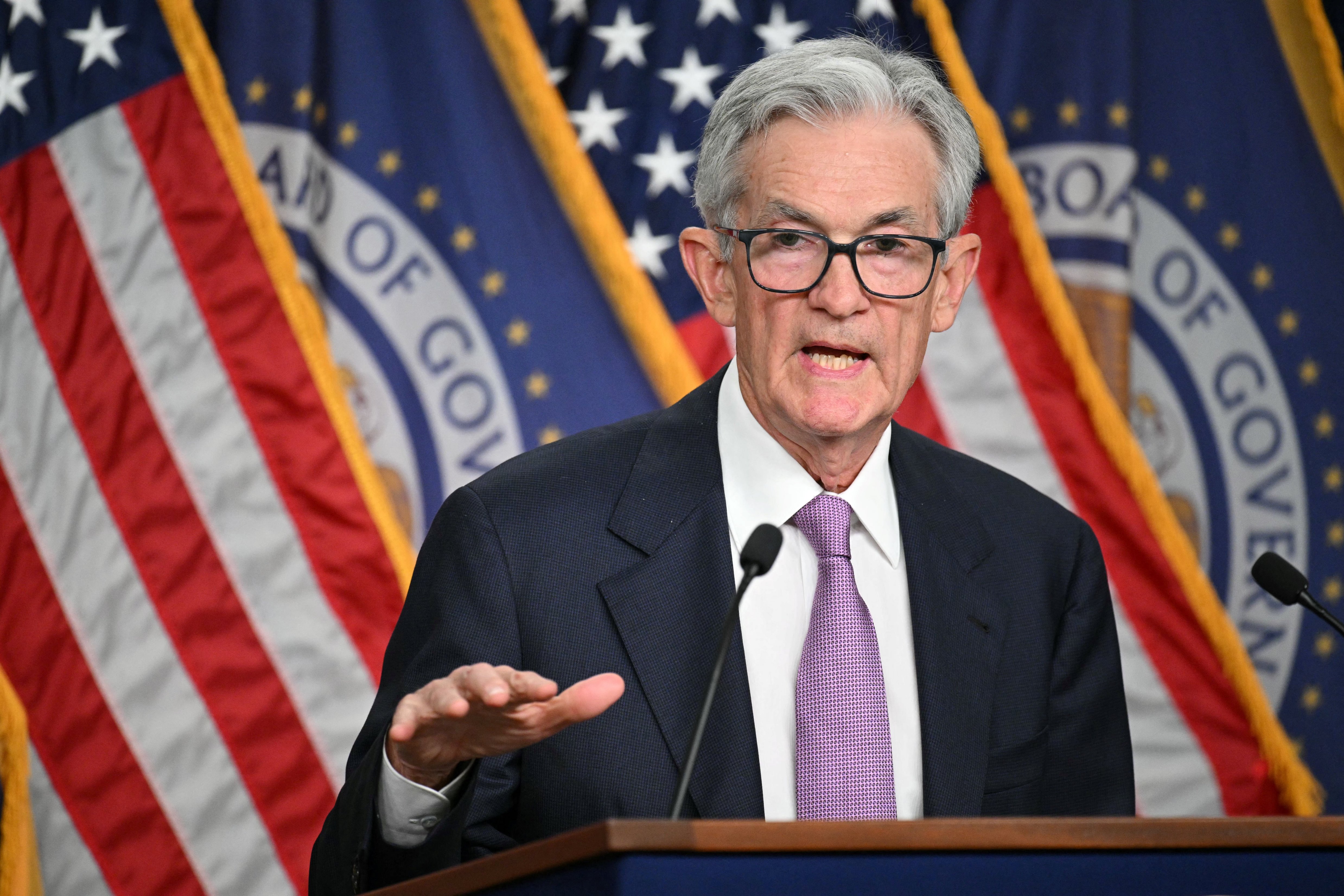 Fed’s Powell Says Political Motives Not Behind First Rate Cut Since