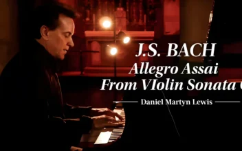 Bach: Allegro Assai from Violin Sonata in C, BWV 1005 | Daniel Martyn Lewis