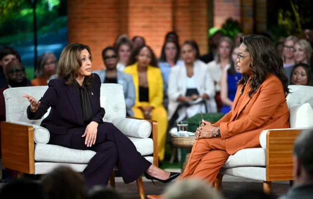 Harris Appears With Oprah in Key Battleground State Michigan