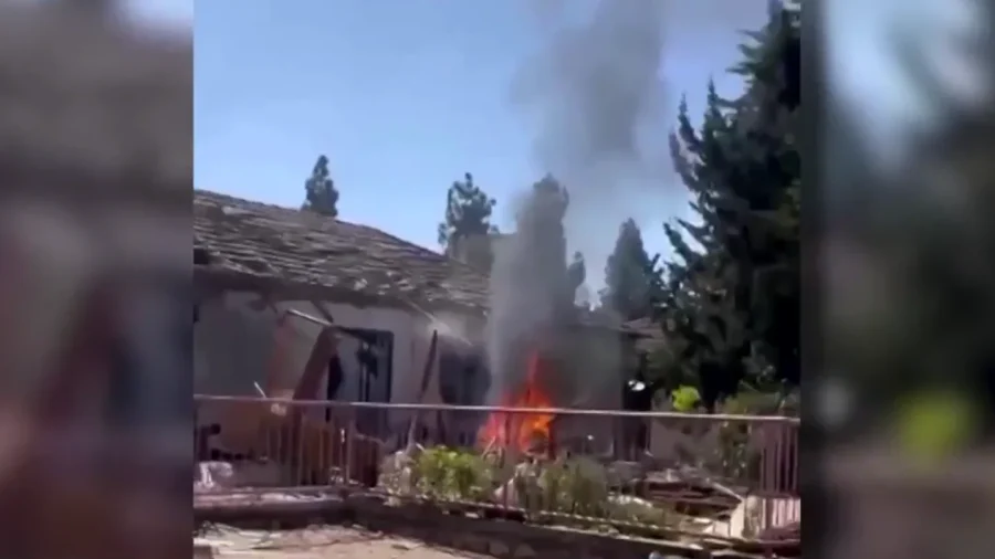 Rescuers Rush In After Hezbollah Attack in Israel