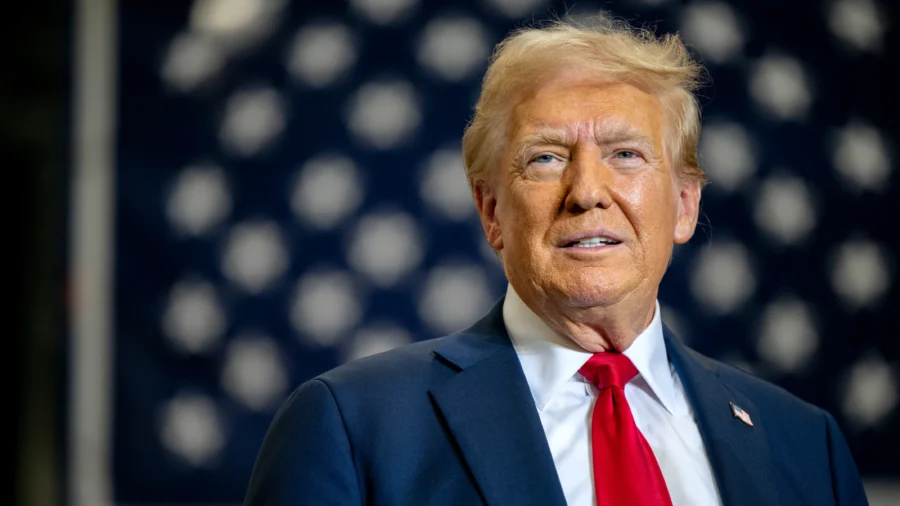 Trump Campaigns in Battleground State of Michigan