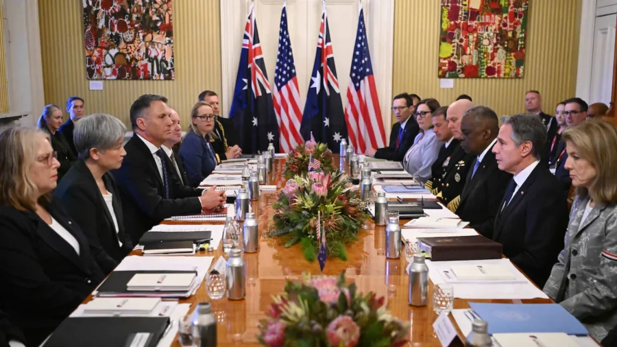 AUKUS Defense Leaders Hold Briefing on Security Partnership