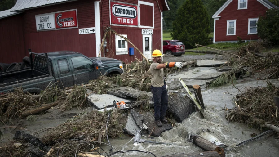 Biden Approves Major Disaster Declaration for Northeastern Vermont for Late July Flooding