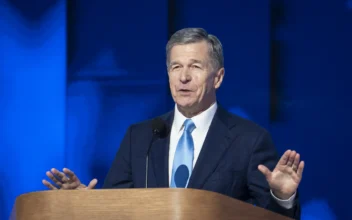 North Carolina Governor Holds a News Conference