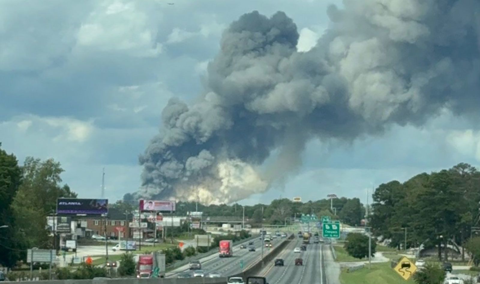 Reaction Following Fire at Georgia Chemical Plant Forces Evacuations ...