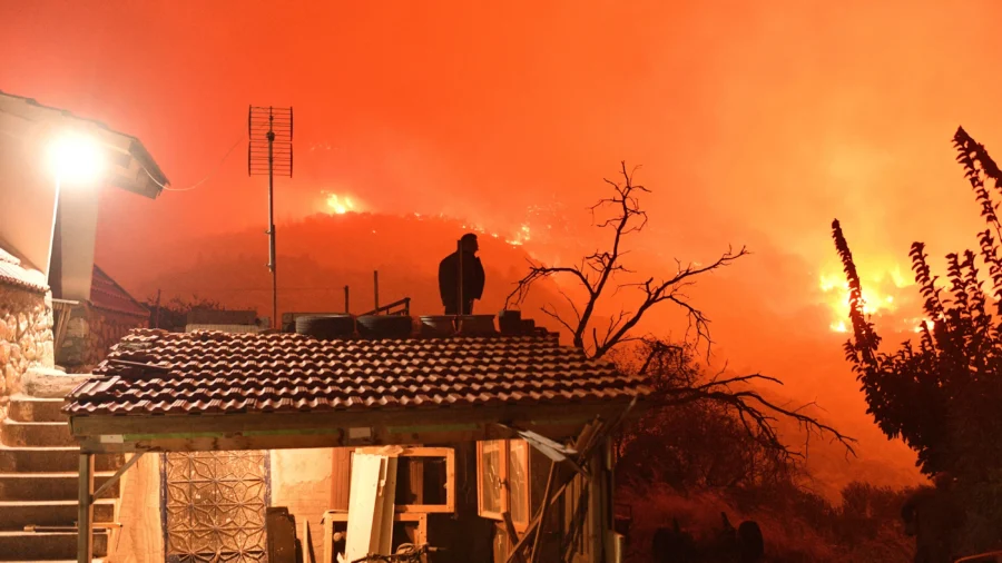 Wildfire Burning Through Forest in Southern Greece Kills 2 People