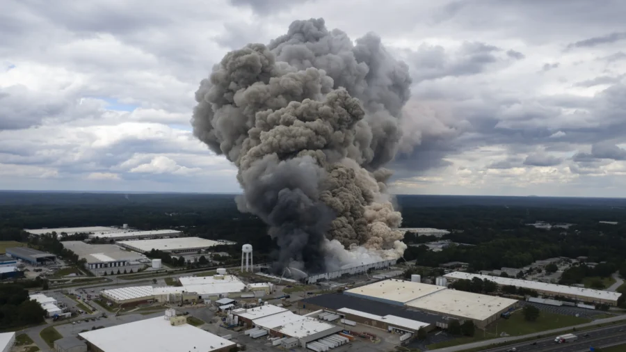 Over 90,000 Georgia Residents Taking Shelter After Chemical Fire as Haze, Smell Spreads to Atlanta