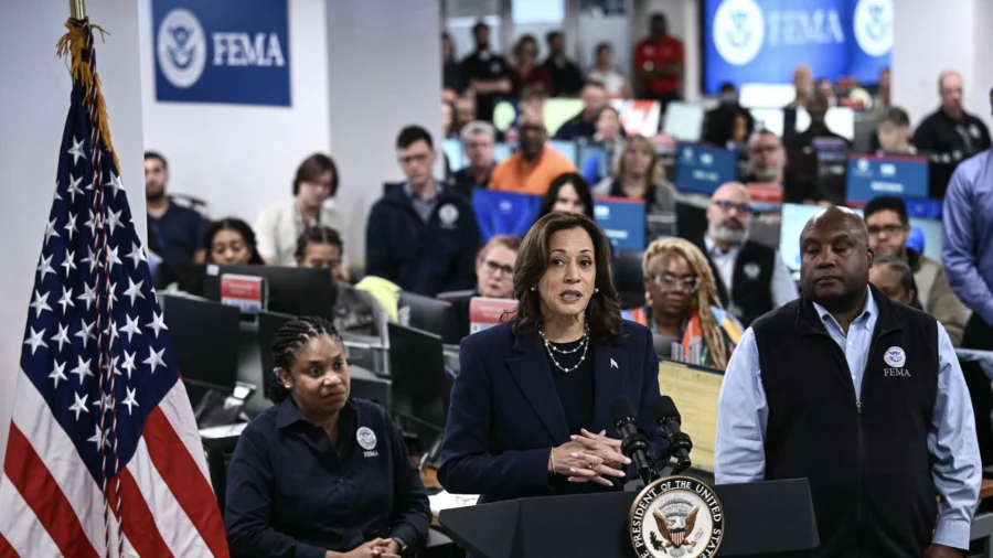 Harris Cuts Campaign Trip Short in Nevada to Return to Washington for Helene Briefing