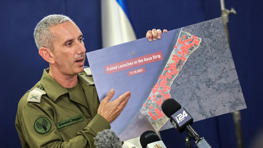 Israeli Army Spokesperson Daniel Hagari Delivers a Statement