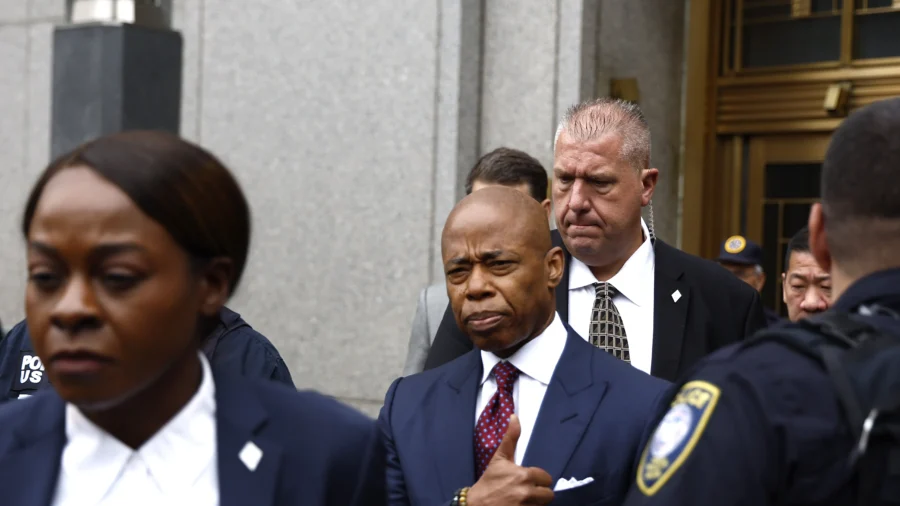 New York City Mayor Eric Adams Court Appearance