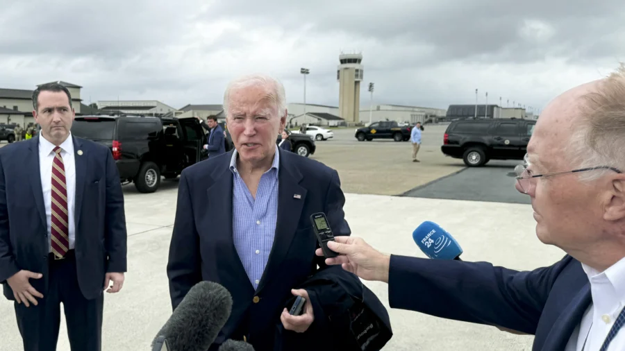 Biden Visits Storm-Damaged North Carolina